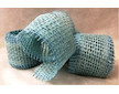 Stuha jutová 4cm x 3m světle modrá