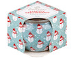 Svíčka sklo 70x62mm vonná Happy Snowman - Enchanted Sparkle