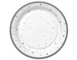 Talíř papírový Ornament Silver 8ks