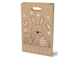 Taška papírová hnědá Zajíc 26x41x11cm