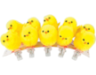 Velikonoční kuřátko 3cm na kolíčku 10ks