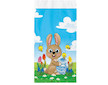 Velikonoční sáček PE zajíček 20x39x6cm 1ks