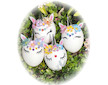 Velikonoční sada k dekorovaní vajíček - Jednorožci