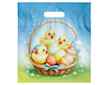 Velikonoční taška PE s průhmatem Kuřátka 29x32x8cm 1ks