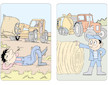 Vodové omalovánky A4 Traktor