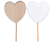 Zápich dřevěný Srdce 4,8cm