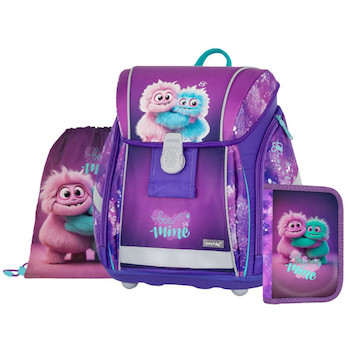 Aktovka školní Premium Light Monster sada