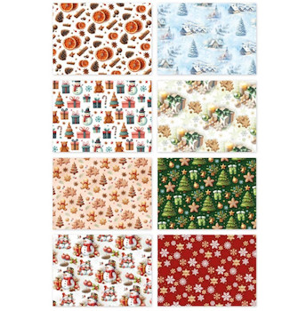 Balicí papír vánoční role 100x70cm 2ks