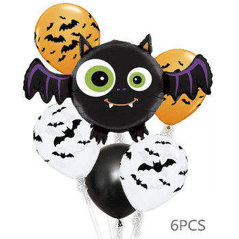 Balonky nafukovací 6ks netopýr