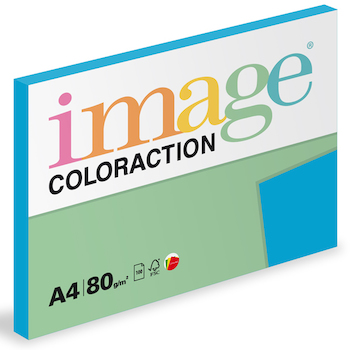 Barevný papír Image Coloraction A4 80g intenzivní tmavě modrá 100 ks