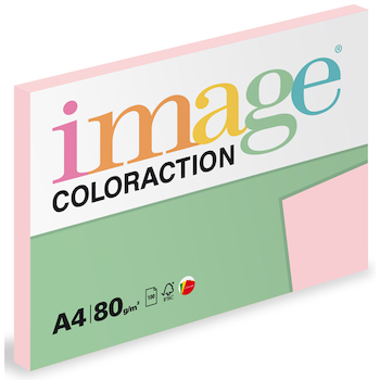 Barevný papír Image Coloraction A4 80g pastelově růžová 100 ks