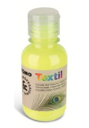 Barva na textil Primo FLUO 125ml žlutá