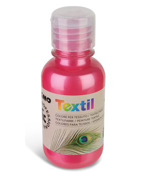 Barva na textil Primo Metal 125ml červená