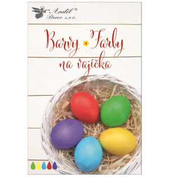Barvy na vajíčka tablety 5 ks v balení