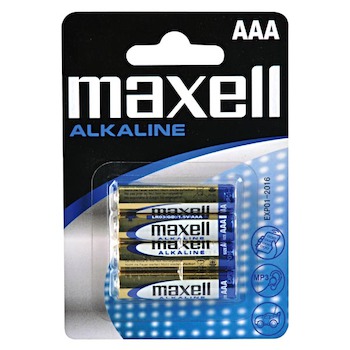 Baterie alkalické Maxell LR03-AAA 4ks