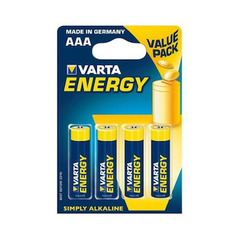 Baterie alkalické Varta Energy LR03-AAA 4ks