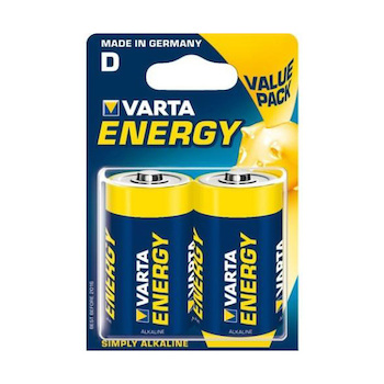 Baterie alkalické Varta Energy LR20-D 2ks