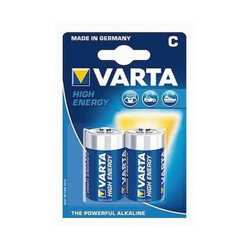 Baterie alkalické Varta High Energy LR14-C 2ks