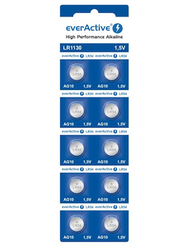Baterie knoflíková AG10/LR1130 1,5 V Alkaline