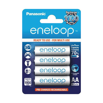 Baterie Panasonic Eneloop nabíjecí přednabité AA 1900mAh 4ks