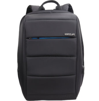 Batoh Bestlife Travel Safe 15,6&quot; černomodrý