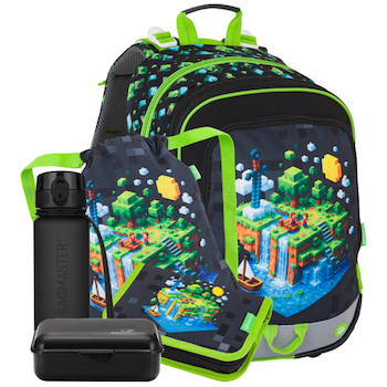 Batoh školní Bagmaster Alfa 26B velká sada