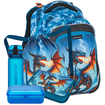 Batoh školní Bagmaster Lumi 26D velká sada