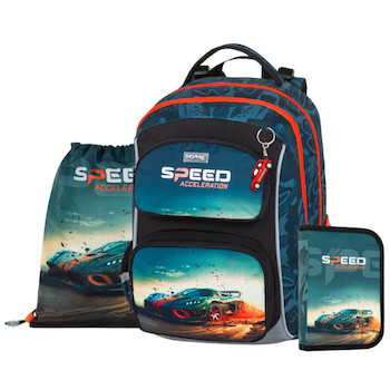 Batoh školní Oxy Jumper Auto sada