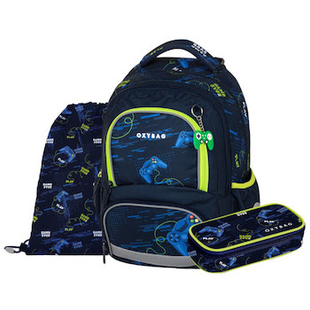 Batoh školní Oxy Next Gamer sada