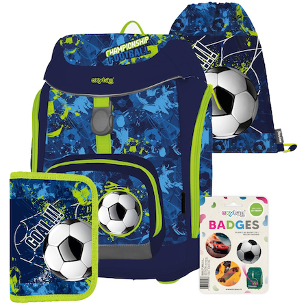 Batoh školní OXY Sherpy 4dílná Football sada