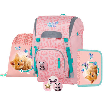 Batoh školní Oxy Sky Kočka sada