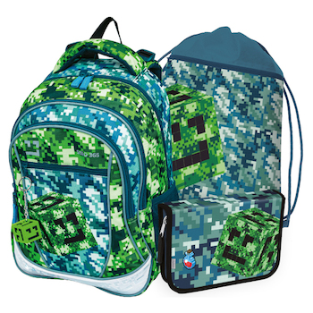 Batoh školní Prime Crafboy sada