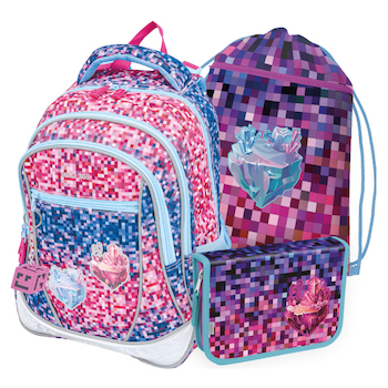 Batoh školní Prime Crafgirl sada