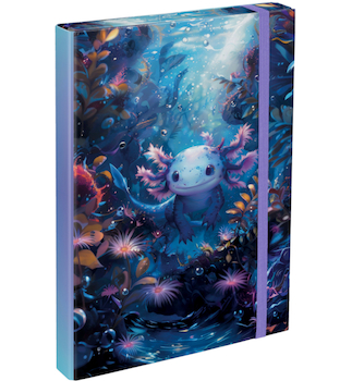 Box na sešity A4 Axolotl