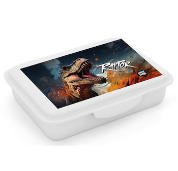 Box na svačinu s přihrádkou Dino