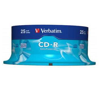 CD-R Verbatim DataLife 700MB 52x cake box 25ks