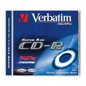 CD-R Verbatim DataLife Plus 700MB 52x jewel box 1ks