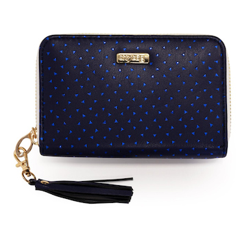 Dámská peněženka malá Blue triangles