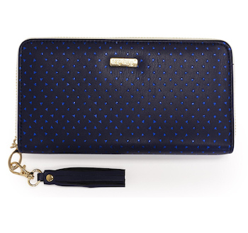 Dámská peněženka velká Blue triangles