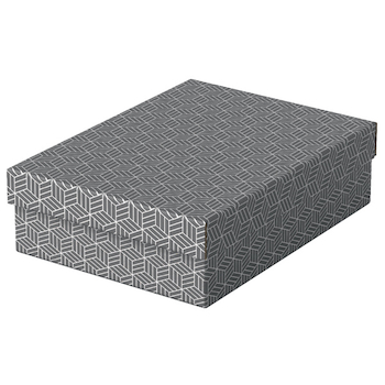 Dárkový a úložný box Home 26,5x10x36cm šedý