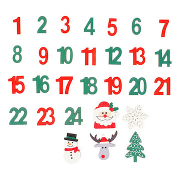 Dekorace dřevěná Advent