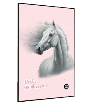 Desky na abecedu Kůň romantic