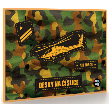 Desky na číslice Helikoptéra