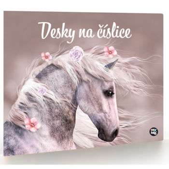 Desky na číslice Kůň romantic