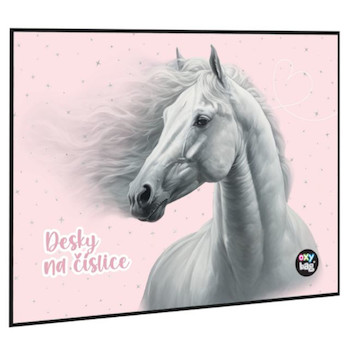 Desky na číslice Kůň romantic