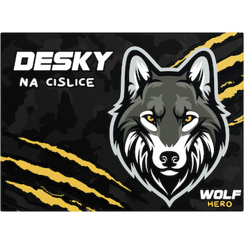 Desky na číslice Vlk