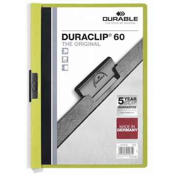 Desky s kovovým klipem DURACLIP® 60 listů zelené