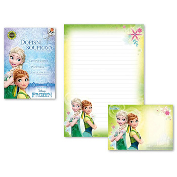 Dopisní souprava barevná Frozen