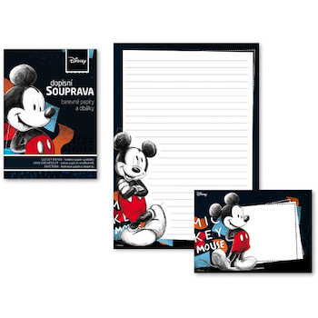 Dopisní souprava barevná Mickey