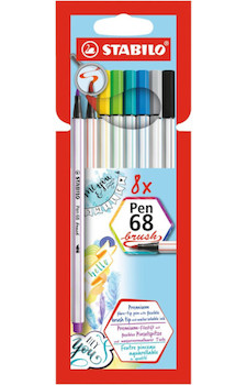 Fix Stabilo Pen 68 Brush sada 8ks